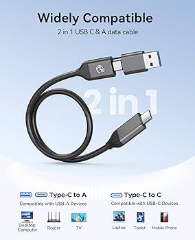 Amazon.com: ORICO Portable SSD 256 GB with 2 in 1 USB C